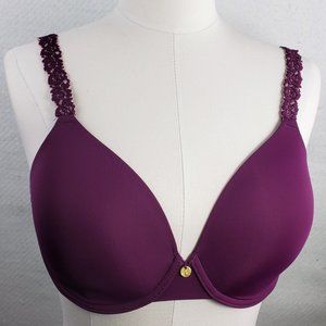 Natori Underwire Lightly Padded Magenta Bra 34D